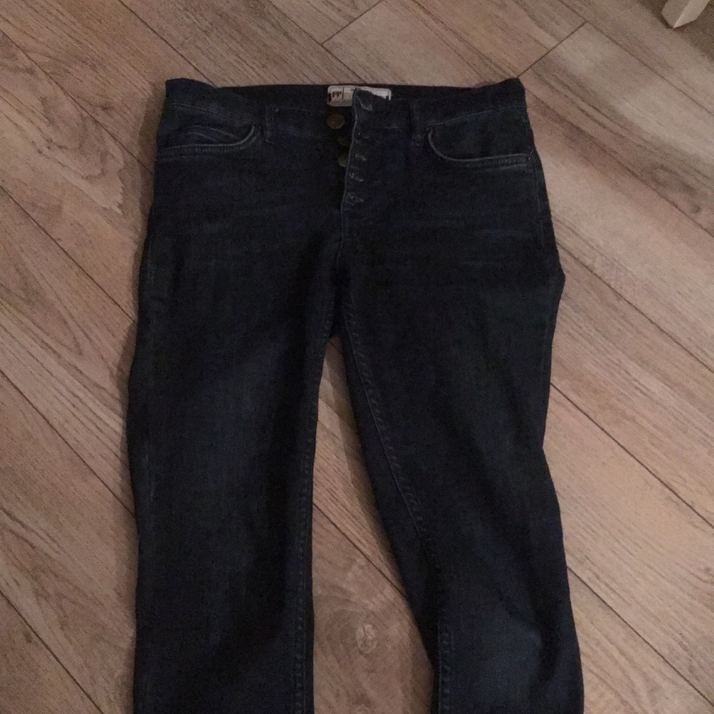 Free people high rise ankle jeans